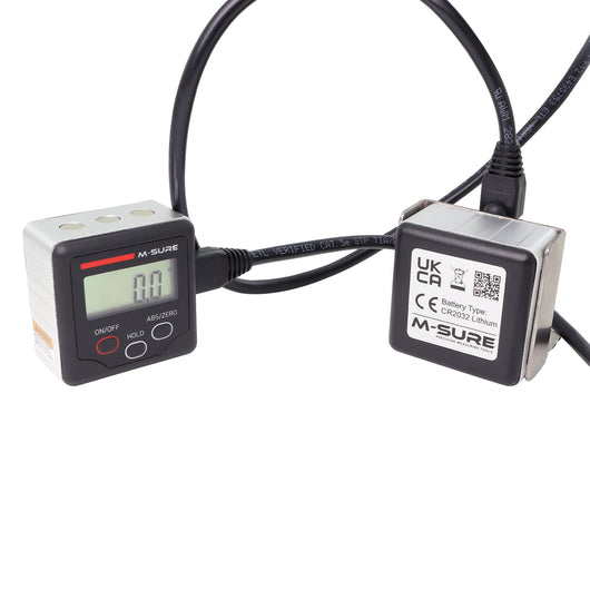 M-SURE Pendulum Inclinometer/Angle Gauge with Remote Digital Display ...