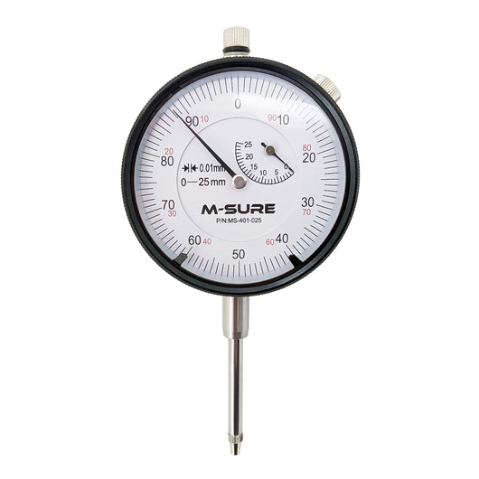 M-SURE MS-401-025 Dial Indicator Front Image