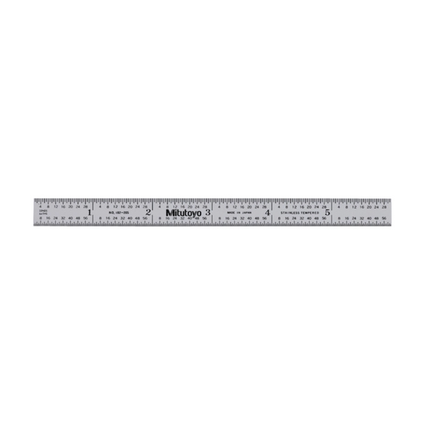 Mitutoyo Fully Flexible Steel Engineers Rule 150mm/6"