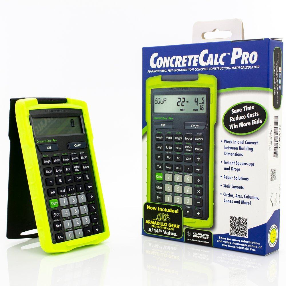 Calculated Industries 4225 ConcreteCalc Pro|allendale-metrology.co.uk ...