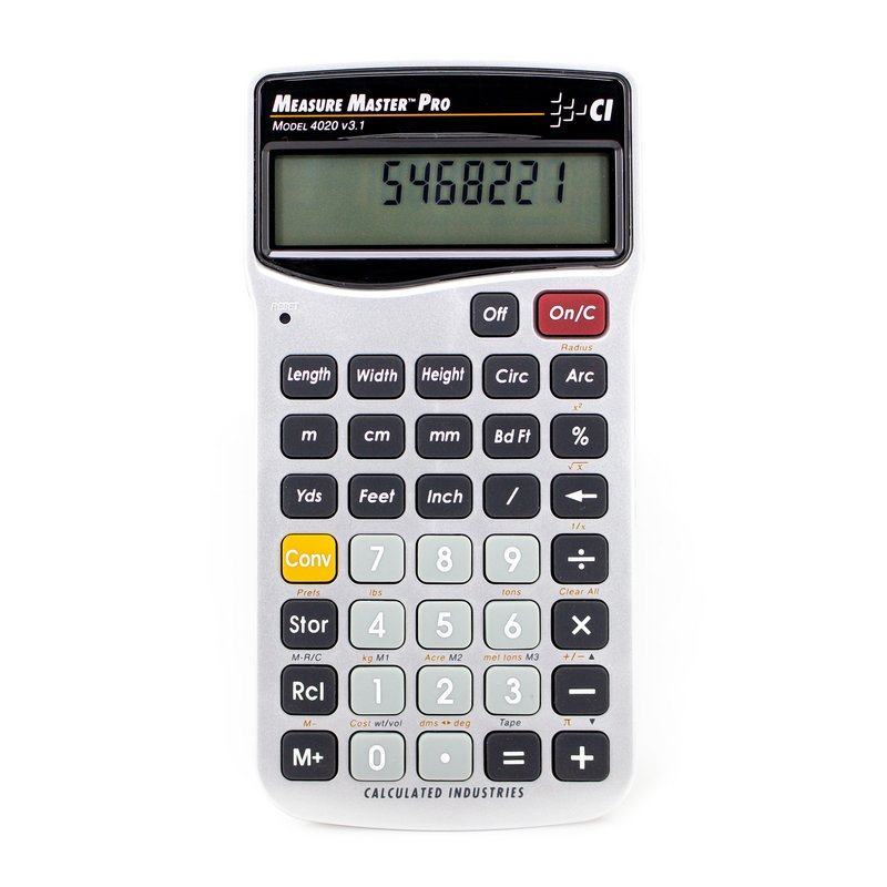 Calculated Industries 4020 Measure Master Pro|allendale-metrology.co.uk ...