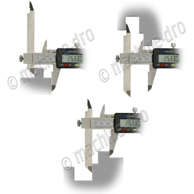 Machine DRO ME-CAL-OF-150 Digital Caliper Off Set Jaw 0-150mm (0-6 inch ...