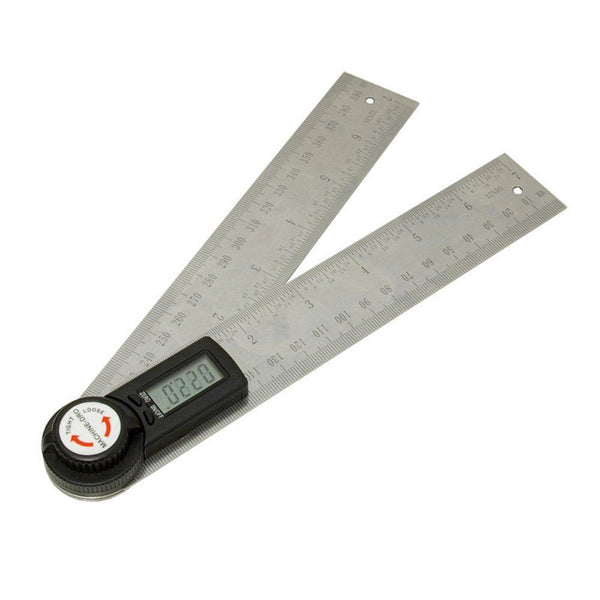 200mm 8" Digital Angle Ruler Readout Gauge