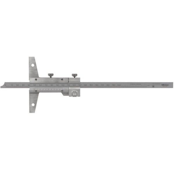 0-150mm Mitutoyo 527-101 Vernier Depth Gauge with Fine Adjustment