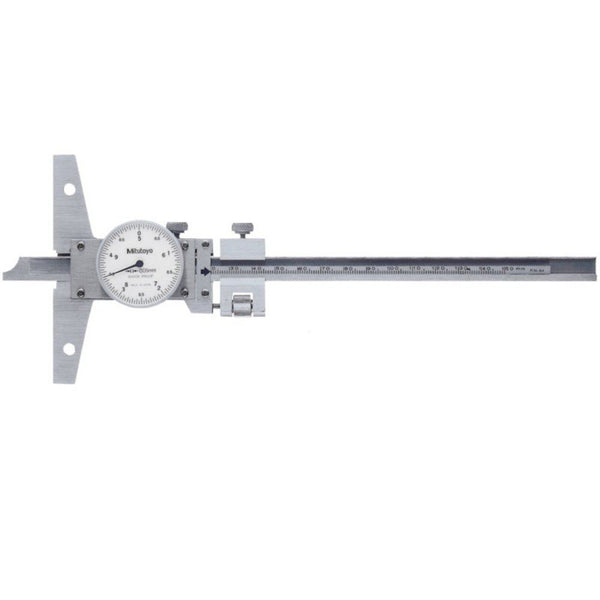 0-150mm Mitutoyo 527-301-50 Dial Depth Gauge Fine Adjustment