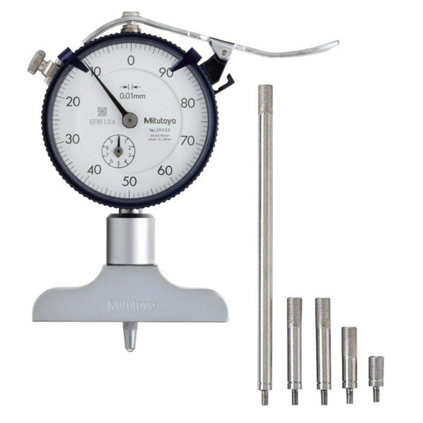0-200mm Mitutoyo 7211 Dial Depth Gauge Metric