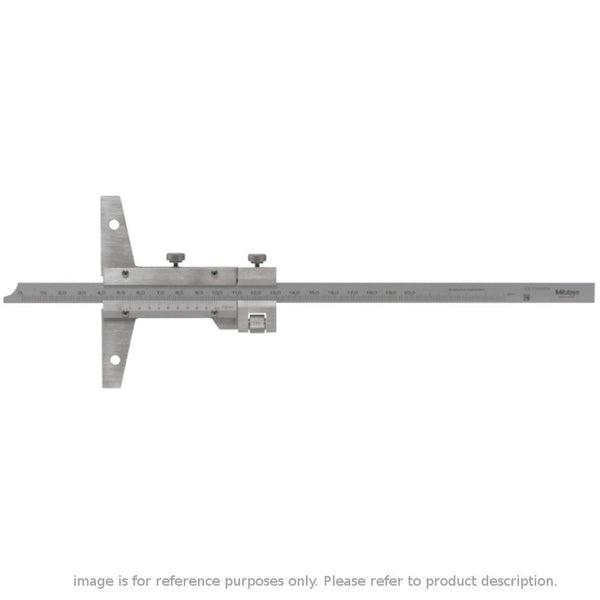0-200mm Mitutoyo 527-102 Vernier Depth Gauge with Fine Adjustment