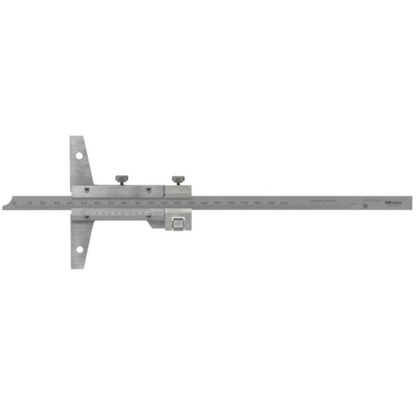 0-300mm Mitutoyo 527-103 Vernier Depth Gauge with Fine Adjustment
