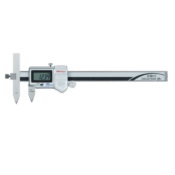 Mitutoyo Digital ABS Offset Centerline Caliper Inch/Metric 0.404-6.4" IP67 Thumb Roller 573-705-20