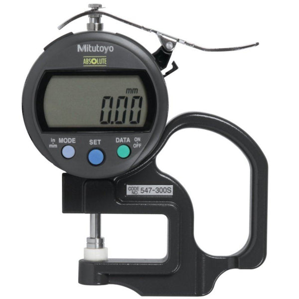 Mitutoyo ABS Digital Thickness Gauge Inch/Metric 0-0.4" 0.0005" Standard 547-300S