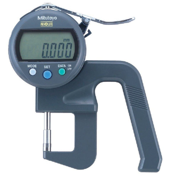 Mitutoyo ABS Digital Thickness Gauge Inch/Metric, 0-0.4" 0.0005"/0.01mm Tube Thickness 547-361S