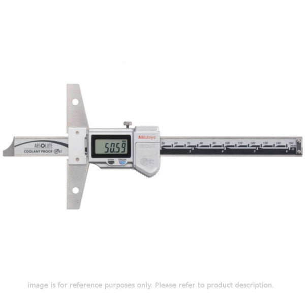0-200mm (0-8") Mitutoyo 571-262-10 ABSOLUTE Digimatic Coolant Proof Depth Gauge IP67