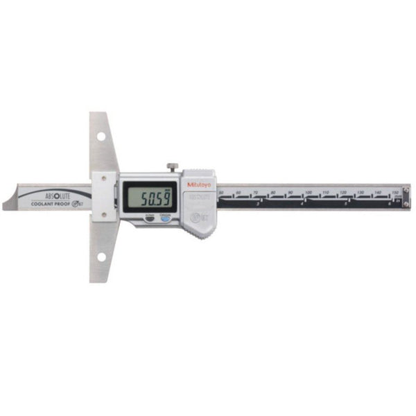 0-300mm (0-12") Mitutoyo 571-263-10 ABSOLUTE Digimatic Coolant Proof Depth Gauge IP67