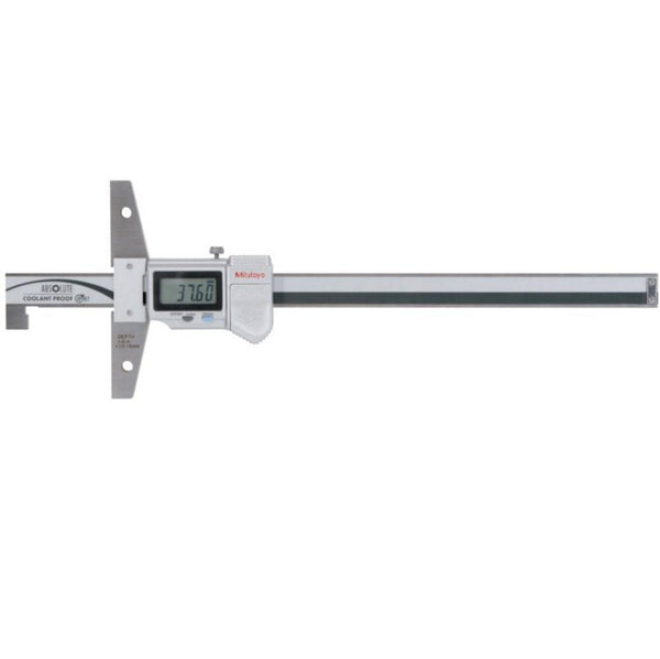 10-210mm / .4-8.4" Mitutoyo 571-265-10 Absolute Digimatic Depth Gauge with Hook End IP67