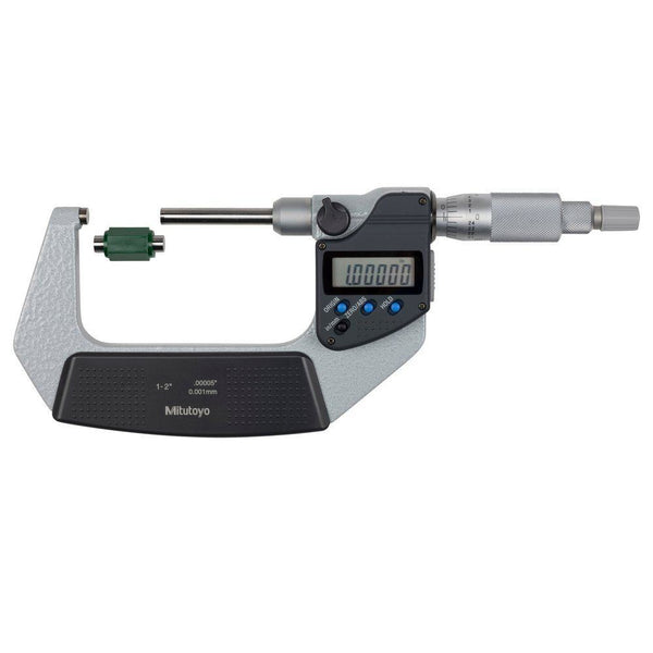 Mitutoyo Digital Micrometer Non Rotating Spindle Inch/Metric 1-2" 406-351-30
