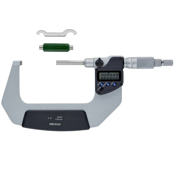 Mitutoyo Digital Micrometer Non Rotating Spindle Inch/Metric 2-3" 406-352-30