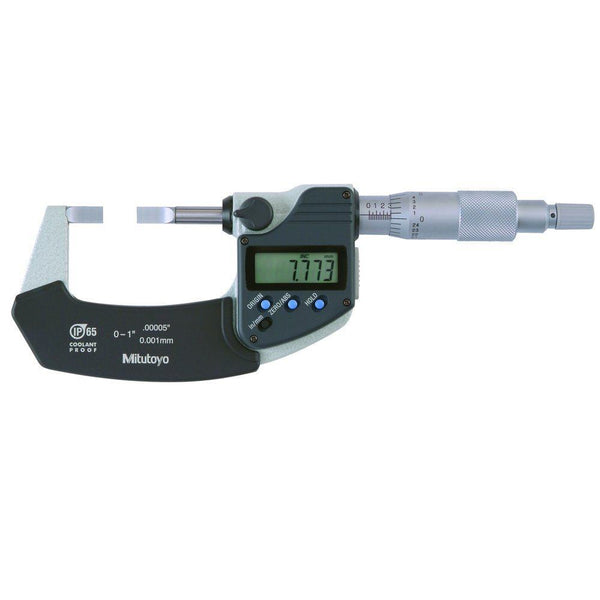 Mitutoyo Digital Blade Micrometer Blade=0.75mm Inch/Metric 1-2" 422-331-30