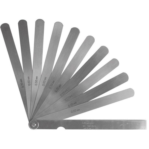 Mitutoyo Feeler Gauge 0.05-0.8mm, 10 leaves