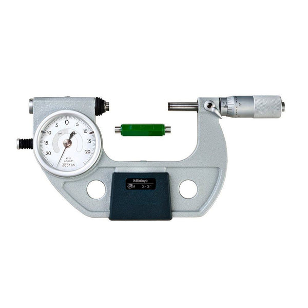 Mitutoyo Indicating Micrometer with Button Left 2-3" 510-133