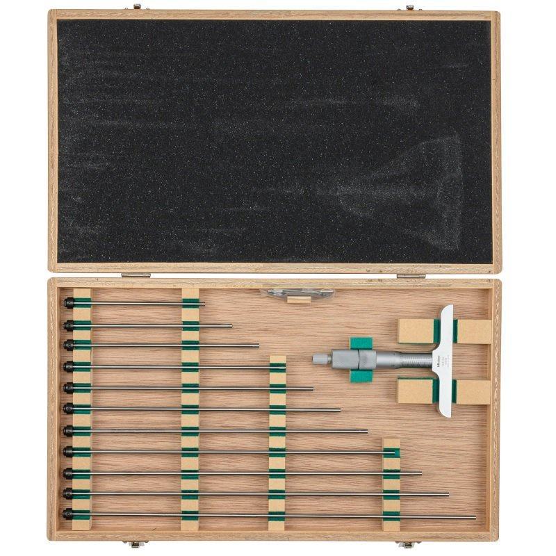Mitutoyo Rod Depth Micrometer Gauge | 0-300mm Range – Allendale Metrology