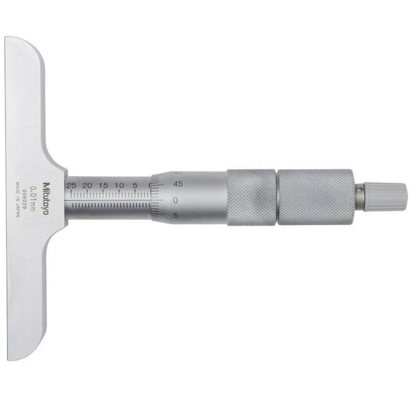 0-300mm Mitutoyo 129-153 Interchangeable Rod Depth Micrometer Gauge 101mm Base