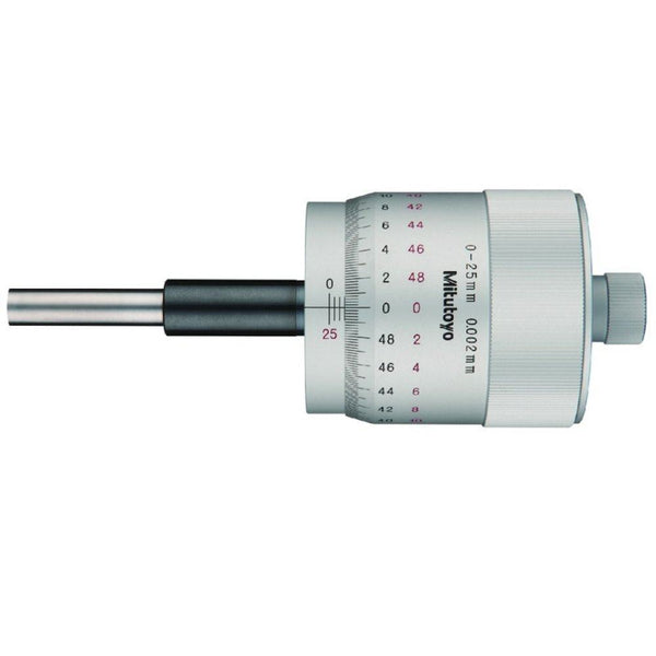 Mitutoyo Micrometer Head Large Thimble 49mm 0-25mm Bidirectional 152-348