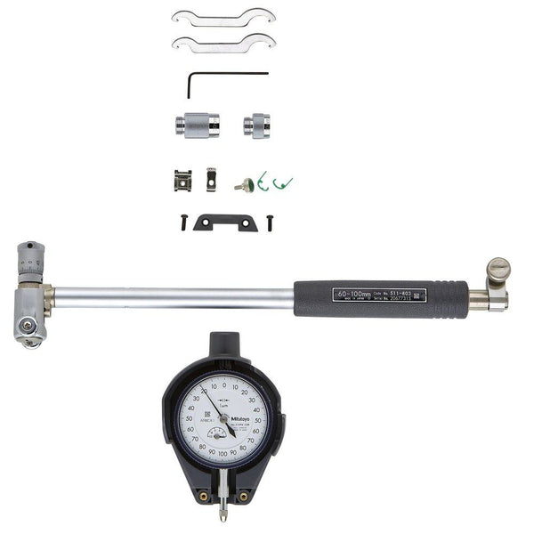 Mitutoyo 2-Point Inside Measuring Instrument Micrometer Head Type 60-100mm 0.001mm 511-823