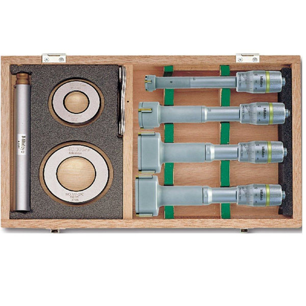 Mitutoyo 3-Point Internal Micrometer Holtest Set 20-50mm (4 pcs.) 368-913