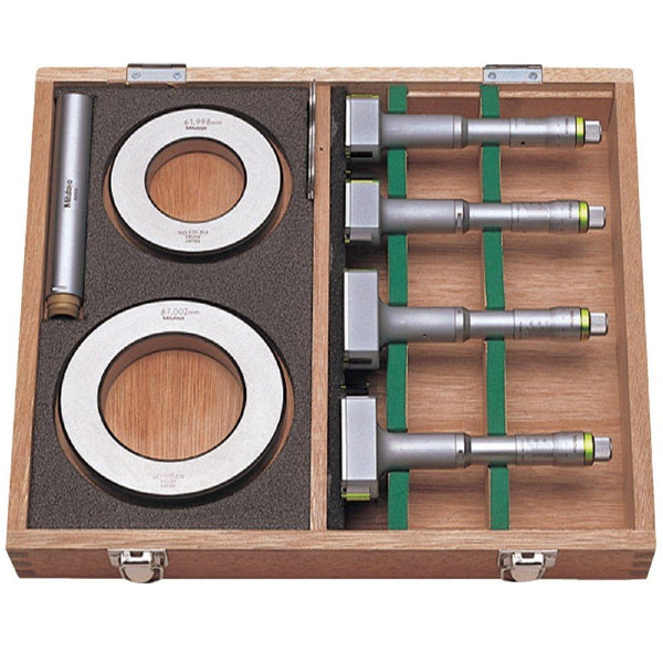 Mitutoyo 3-Point Internal Micrometer Holtest Set 50-100mm (4 pcs.) 368-914
