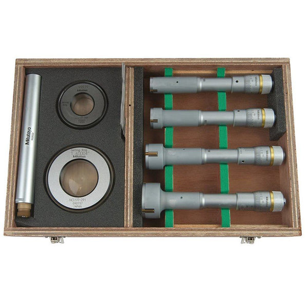 Mitutoyo 3-Point Internal Micrometer Holtest Set 0.8-2" (4 pcs.) 368-918