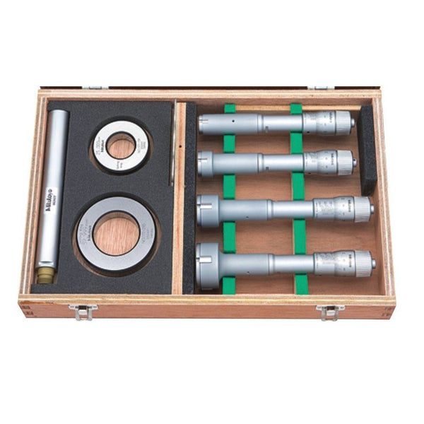 Mitutoyo 3-Point Internal Micrometer Holtest Set 20-50mm (4 pcs.), Economy Set  368-992