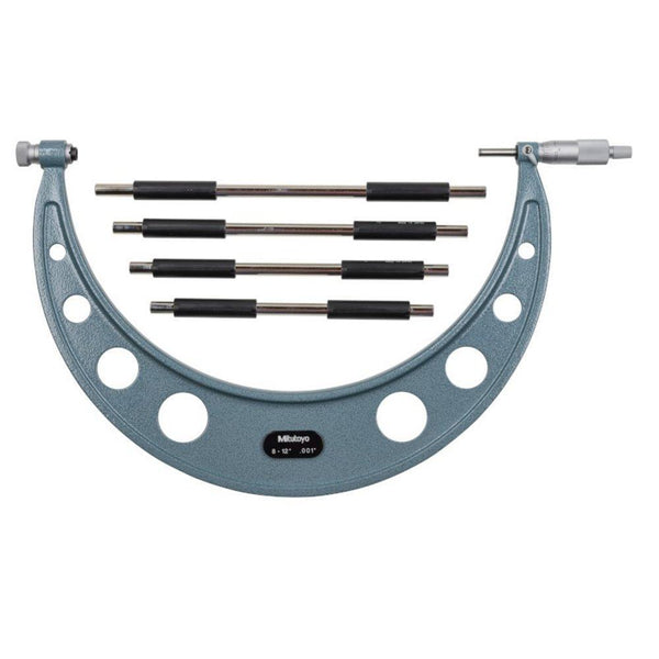Mitutoyo 104-151 Series 104 Outside Micrometer 8-12" Interchangeable Anvil