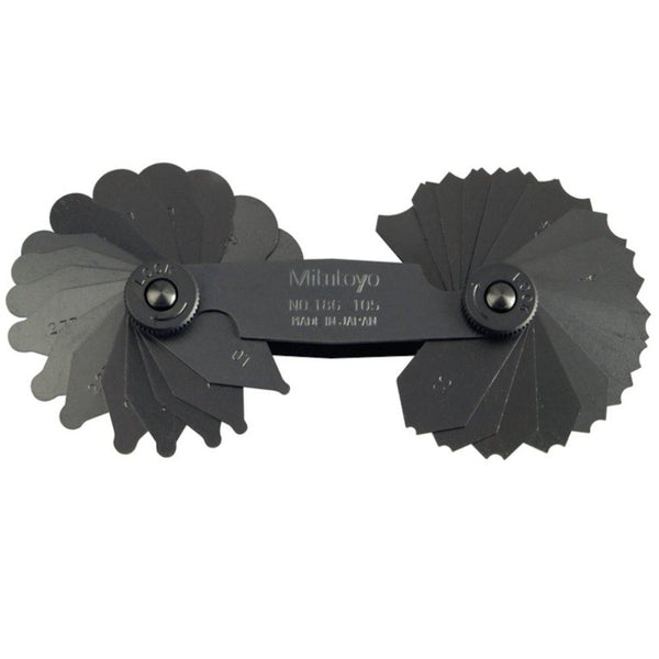 Mitutoyo Radius Gauge 1-7mm 34 Pairs 186-105