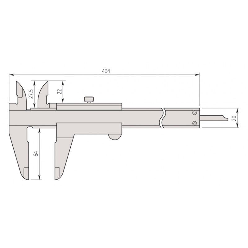 Mitutoyo Vernier Caliper 0.02mm Resolution | 0-300mm Range – Allendale ...