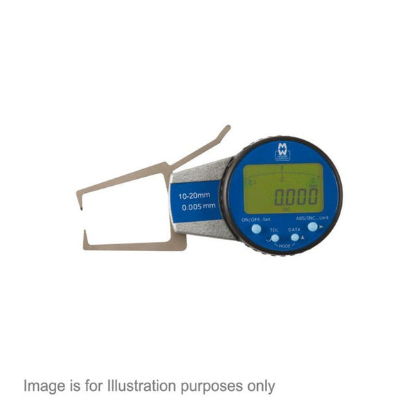 Moore and Wright MW442-03DC Outside Groove Digital Caliper 442 Series 20-30mm (0.8-1.2")