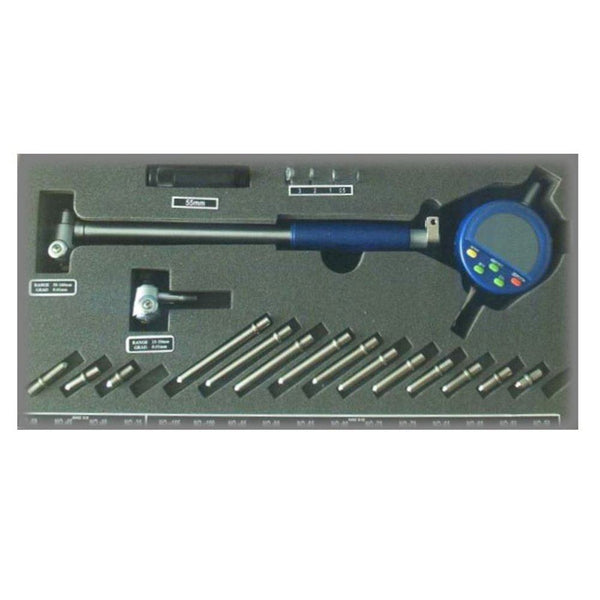 Moore and Wright MW316-12D Digital Cylinder Bore Gauge Set 35-160mm