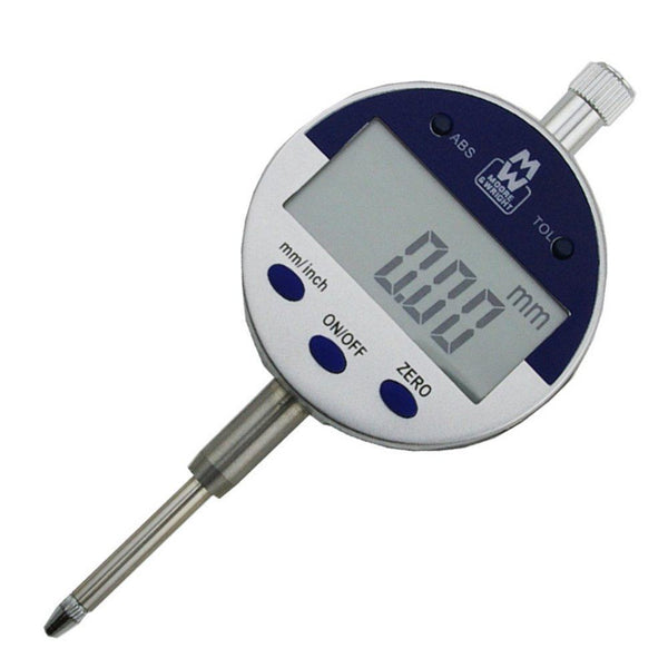 Moore and Wright 12.7mm 1/2" Digital Plunger Indicator 405 Series with Lug Back MW405-04DB