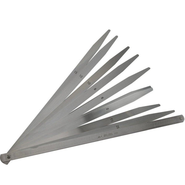 Moore and Wright  Metric Feeler Gauge -10 blades, 300mm length