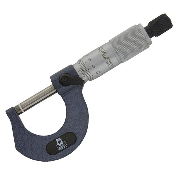 Moore and Wright 0-25mm Traditional External Micrometer 1965 Series MW1965M