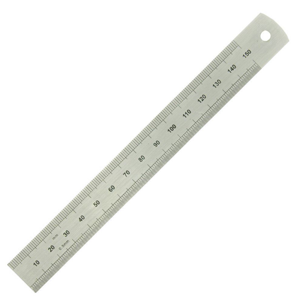 Moore and Wright 150mm METRIC ONLY Engineers Rules 19mm wide ER306F ...