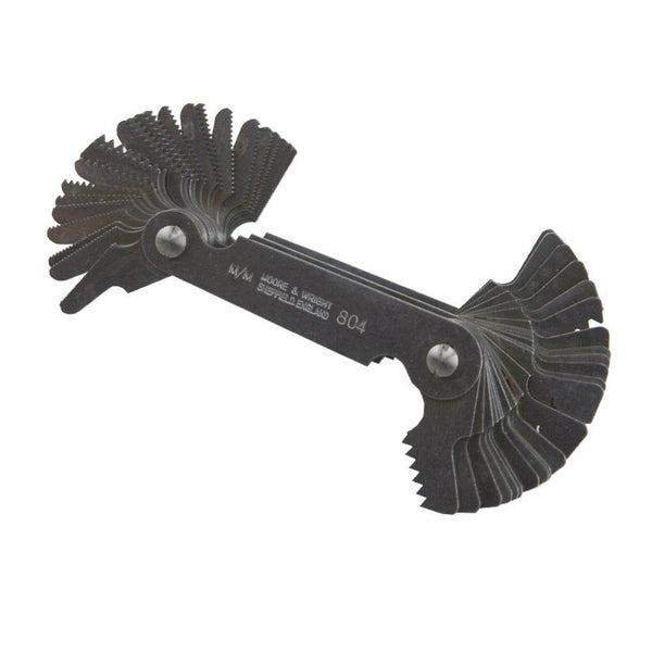 Moore and Wright Whitworth and Metric Combined Screw Pitch Gauges 49 Blades MW800 Series MEB-804