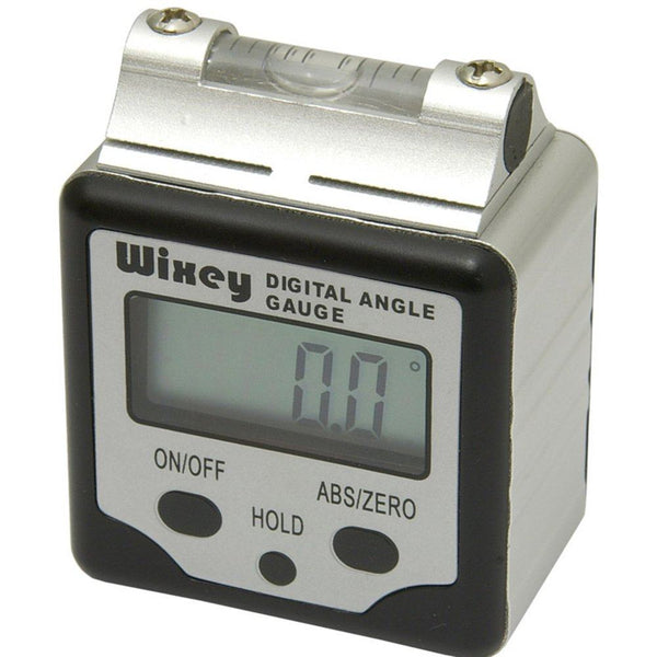 Wixey Digital Angle Gauge with hold function and Level Bubble