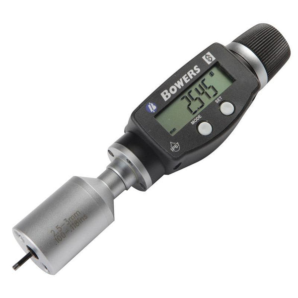 Bowers XT3 Digital 2 Point Bore Gauge 2.5 - 3mm - XTD2M